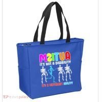 Autism Awareness It's Not A Disability It's An Ability Awareness Tote Bag thumb 2