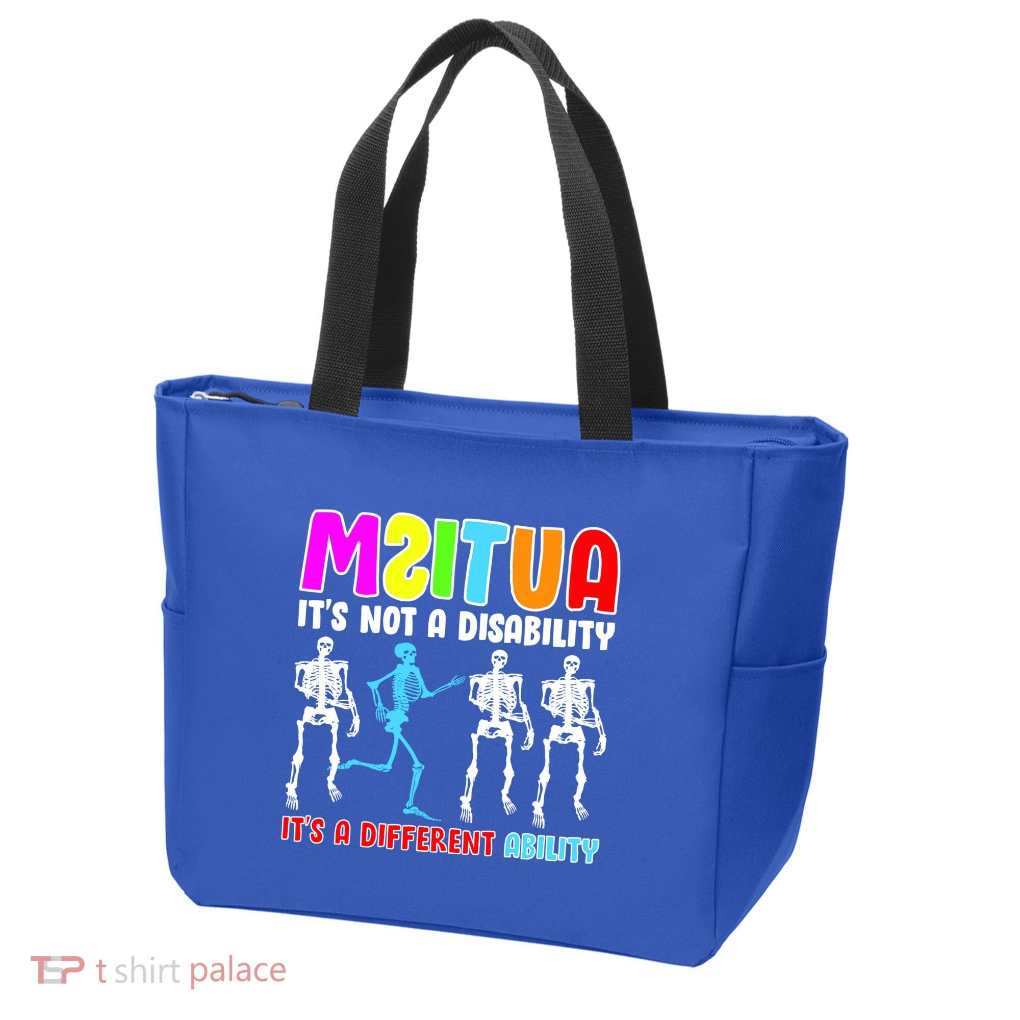 Autism Awareness It's Not A Disability It's An Ability Awareness Tote Bag