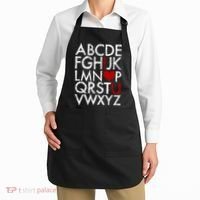 Alphabet ABC I Love You Valentines Day Apron thumb 2