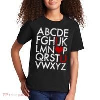 Alphabet ABC I Love You Valentines Day Kids T-Shirt thumb 2