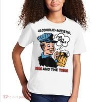 Alcoholic + Autistic IVe Got The Ism And The Tism Funny Kids T-Shirt thumb 2