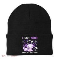 Adhd Awareness I Axolotol Questions Beanie thumb 0