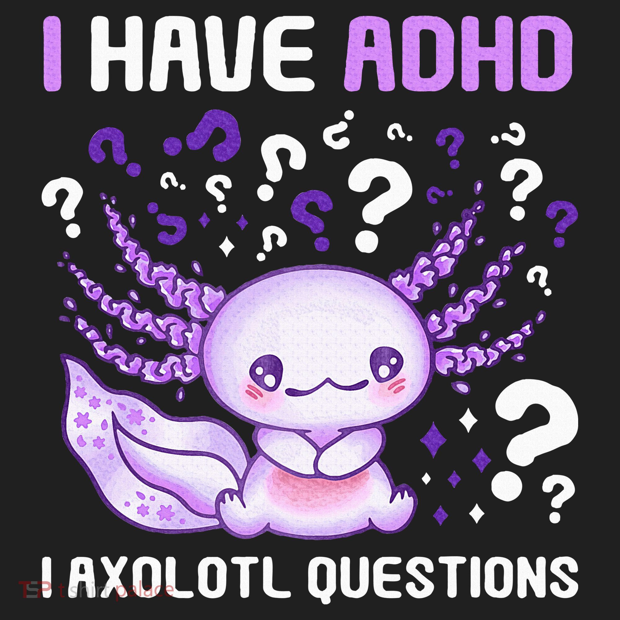 Adhd Awareness I Axolotol Questions Beanie