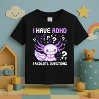 Adhd Awareness I Axolotol Questions Toddler T-Shirt thumb 3