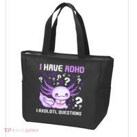 Adhd Awareness I Axolotol Questions Tote Bag thumb 3