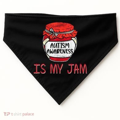 Autism Awareness Is My Jam USA-Made Doggie Bandana