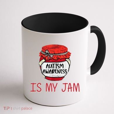 Autism Awareness Is My Jam Coffee Mug back
