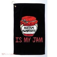 Autism Awareness Is My Jam Golf Towel thumb 0