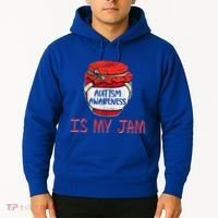 Autism Awareness Is My Jam Hoodie thumb 2