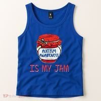Autism Awareness Is My Jam Tank Top thumb 2