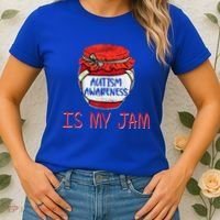 Autism Awareness Is My Jam Women's T-Shirt thumb 2