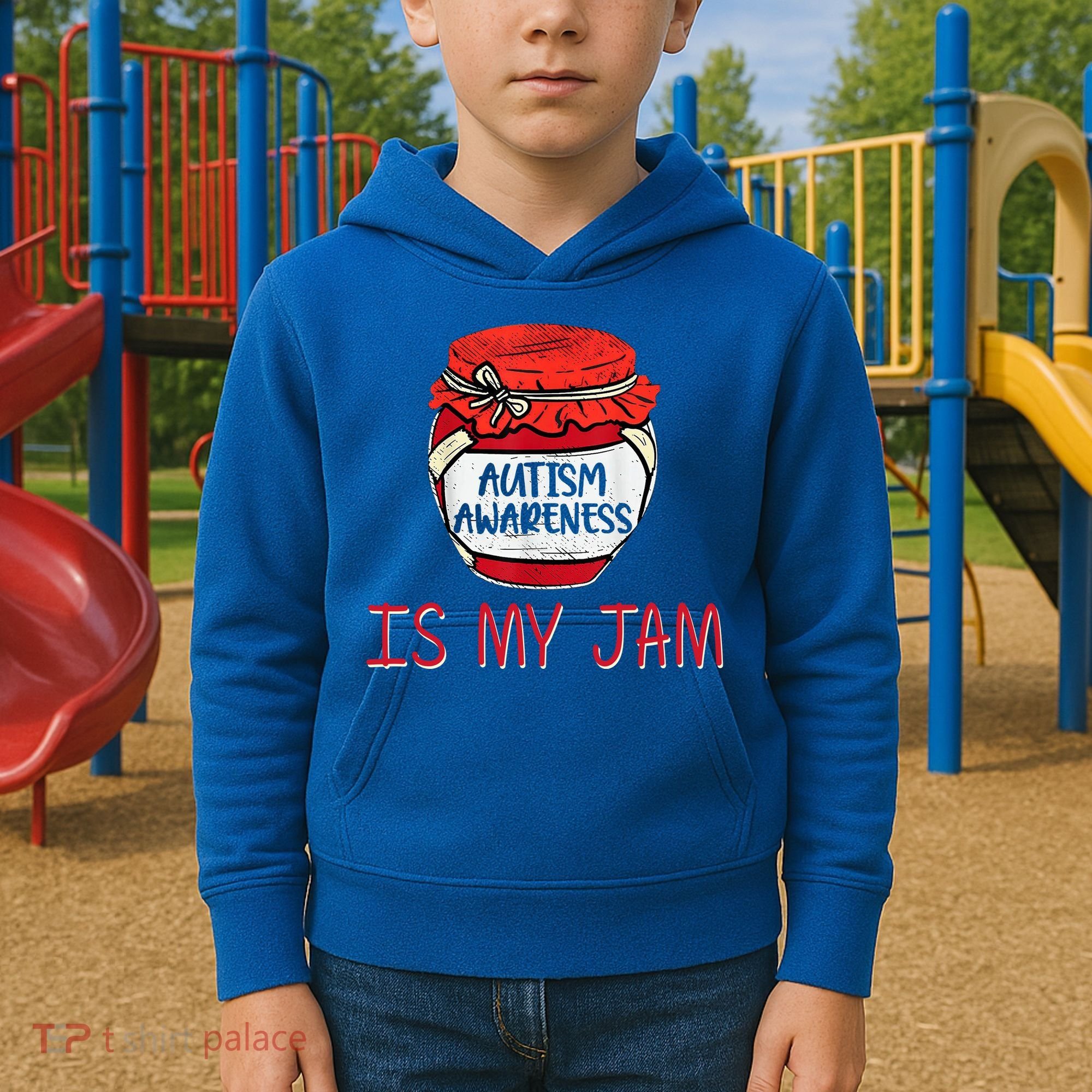 Autism Awareness Is My Jam Kids Hoodie