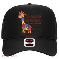 Autism Awareness ItS Ok To Be Different With Giraffe Cute Gift Hat thumb 0