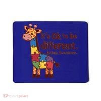 Autism Awareness ItS Ok To Be Different With Giraffe Cute Gift Mousepad thumb 0