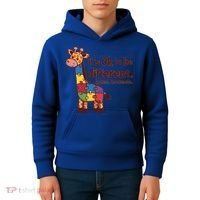 Autism Awareness ItS Ok To Be Different With Giraffe Cute Gift Kids Hoodie thumb 4