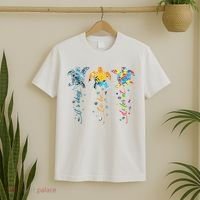Autism Awareness It's Ok To Be Different Sea Turtle Planet T-Shirt thumb 2