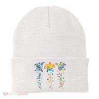 Autism Awareness It's Ok To Be Different Sea Turtle Planet Beanie thumb 0