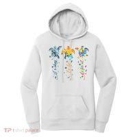 Autism Awareness It's Ok To Be Different Sea Turtle Planet Women's Hoodie thumb 0