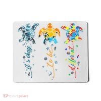 Autism Awareness It's Ok To Be Different Sea Turtle Planet Mousepad thumb 0