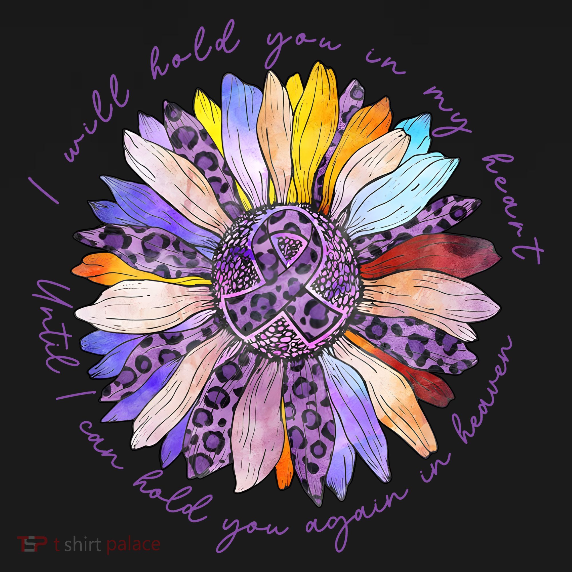 Alzheimers Awareness I Will Hold You In My Heart Coaster