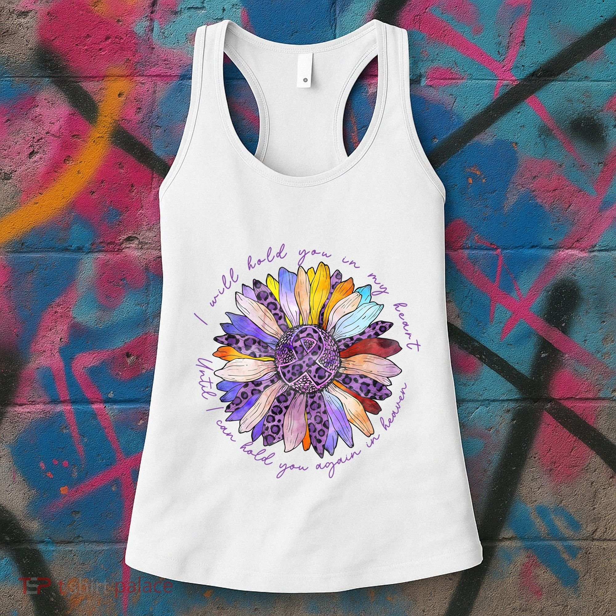 Alzheimers Awareness I Will Hold You In My Heart Women's Tank Top