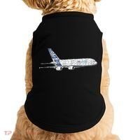 Airbus A380 Jet Airplane Airline Aviation Pilot Doggie Tank thumb 0