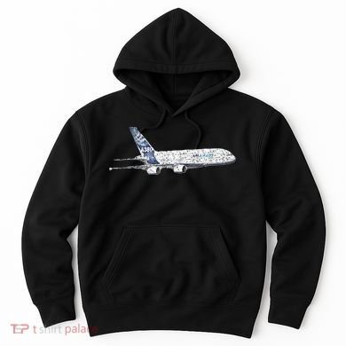 Airbus A380 Jet Airplane Airline Aviation Pilot Hoodie