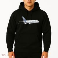 Airbus A380 Jet Airplane Airline Aviation Pilot Hoodie thumb 2