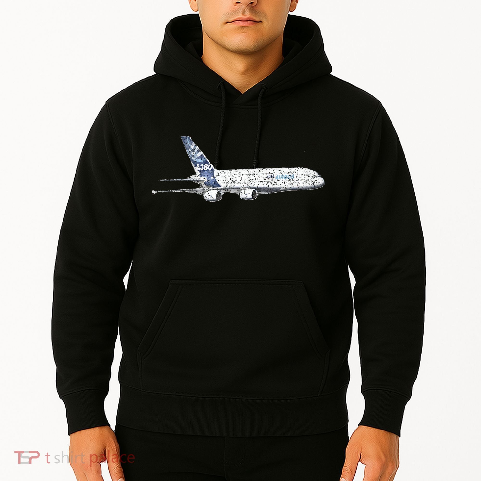 Airbus A380 Jet Airplane Airline Aviation Pilot Hoodie