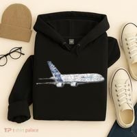 Airbus A380 Jet Airplane Airline Aviation Pilot Hoodie thumb 4