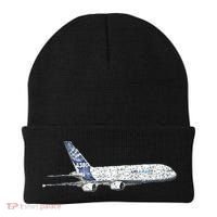Airbus A380 Jet Airplane Airline Aviation Pilot Beanie thumb 0