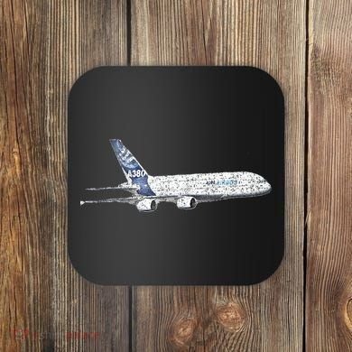 Airbus A380 Jet Airplane Airline Aviation Pilot Coaster