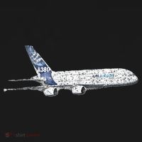Airbus A380 Jet Airplane Airline Aviation Pilot Women's Hoodie thumb 2