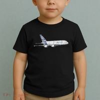 Airbus A380 Jet Airplane Airline Aviation Pilot Toddler T-Shirt thumb 2
