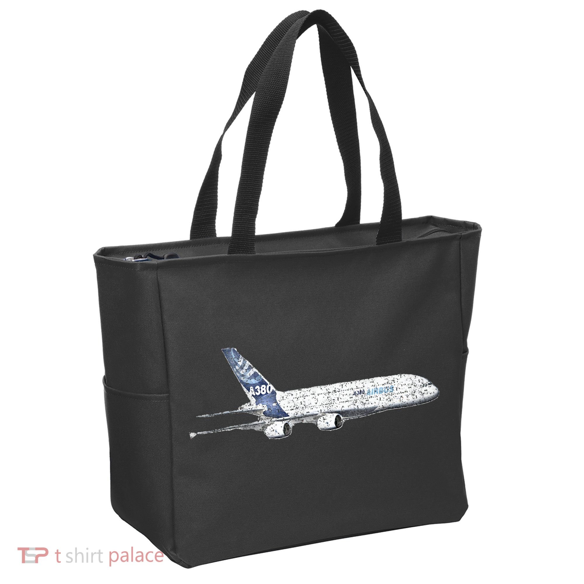 Airbus A380 Jet Airplane Airline Aviation Pilot Tote Bag