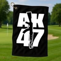 AK47 Golf Towel thumb 1