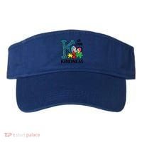 Autism Awareness K Is For Kindness Puzzle Piece Be Kind Visor thumb 0