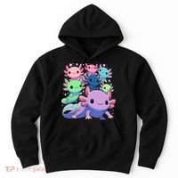 Axolotl Animals Kawaii Axolotls Hoodie thumb 0