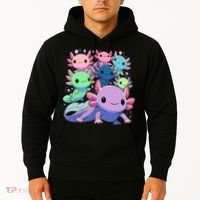 Axolotl Animals Kawaii Axolotls Hoodie thumb 2