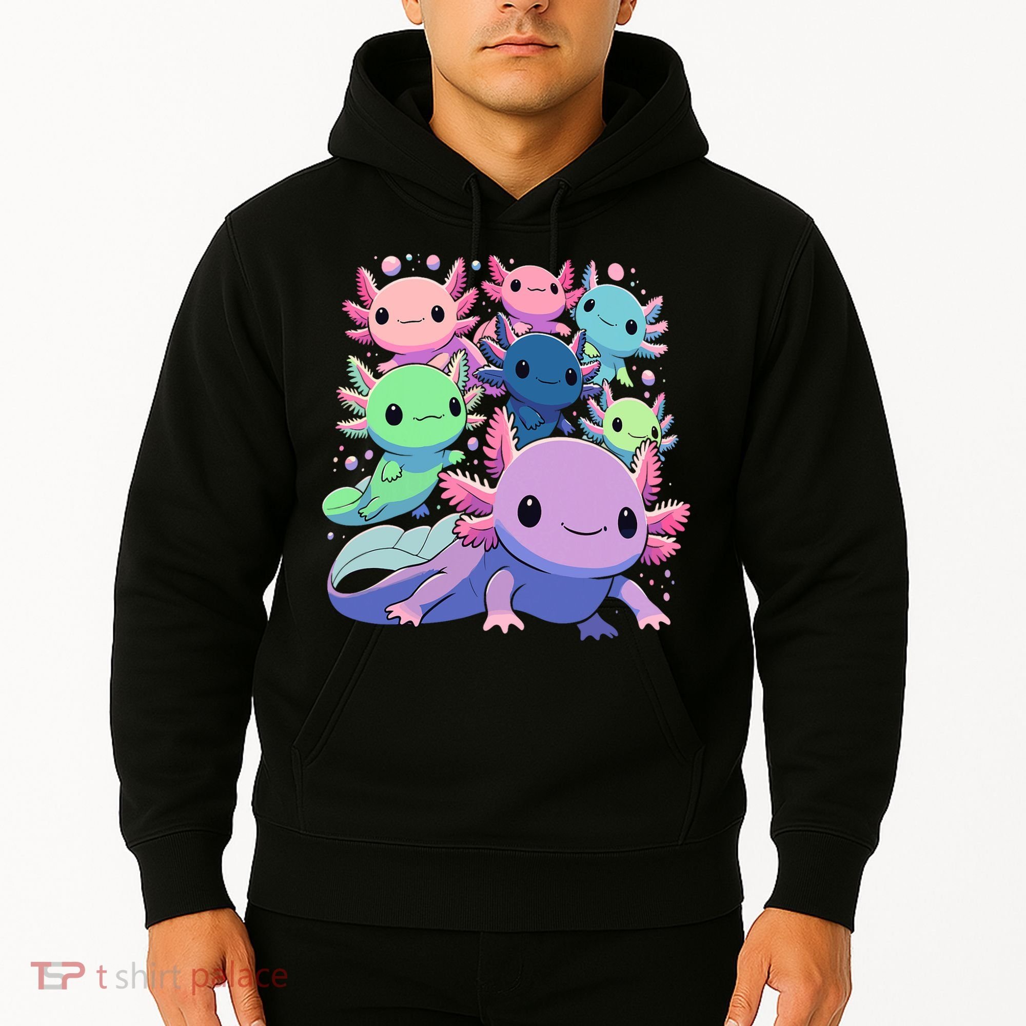 Axolotl Animals Kawaii Axolotls Hoodie