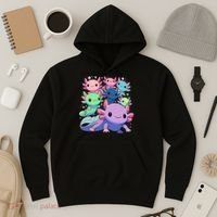 Axolotl Animals Kawaii Axolotls Hoodie thumb 3