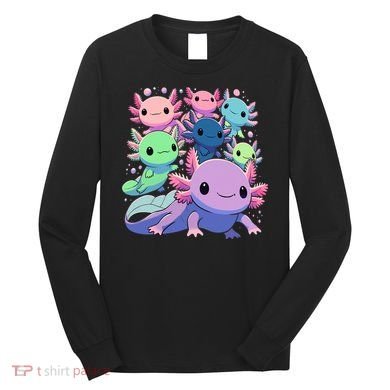 Axolotl Animals Kawaii Axolotls Long Sleeve Shirt