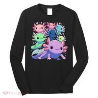 Axolotl Animals Kawaii Axolotls Long Sleeve Shirt thumb 0