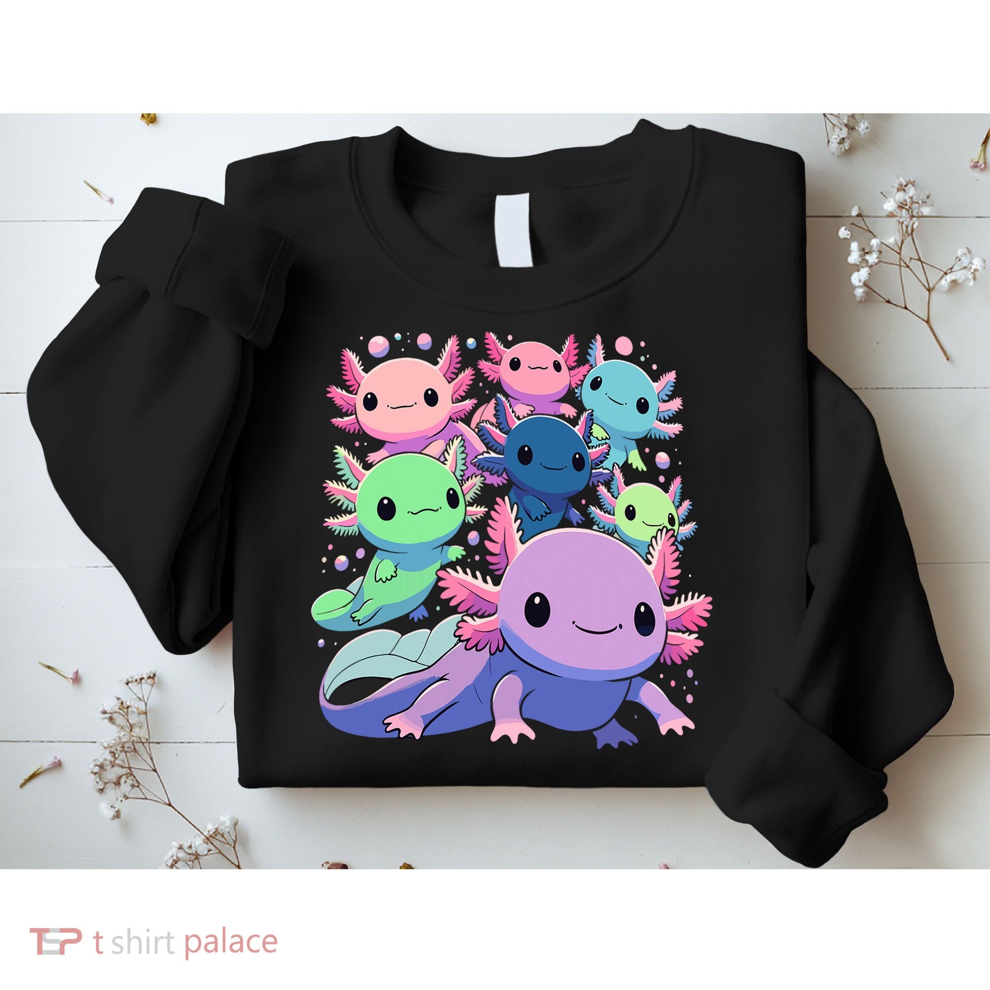 Axolotl Animals Kawaii Axolotls Sweatshirt