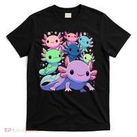 Axolotl Animals Kawaii Axolotls T-Shirt thumb 0