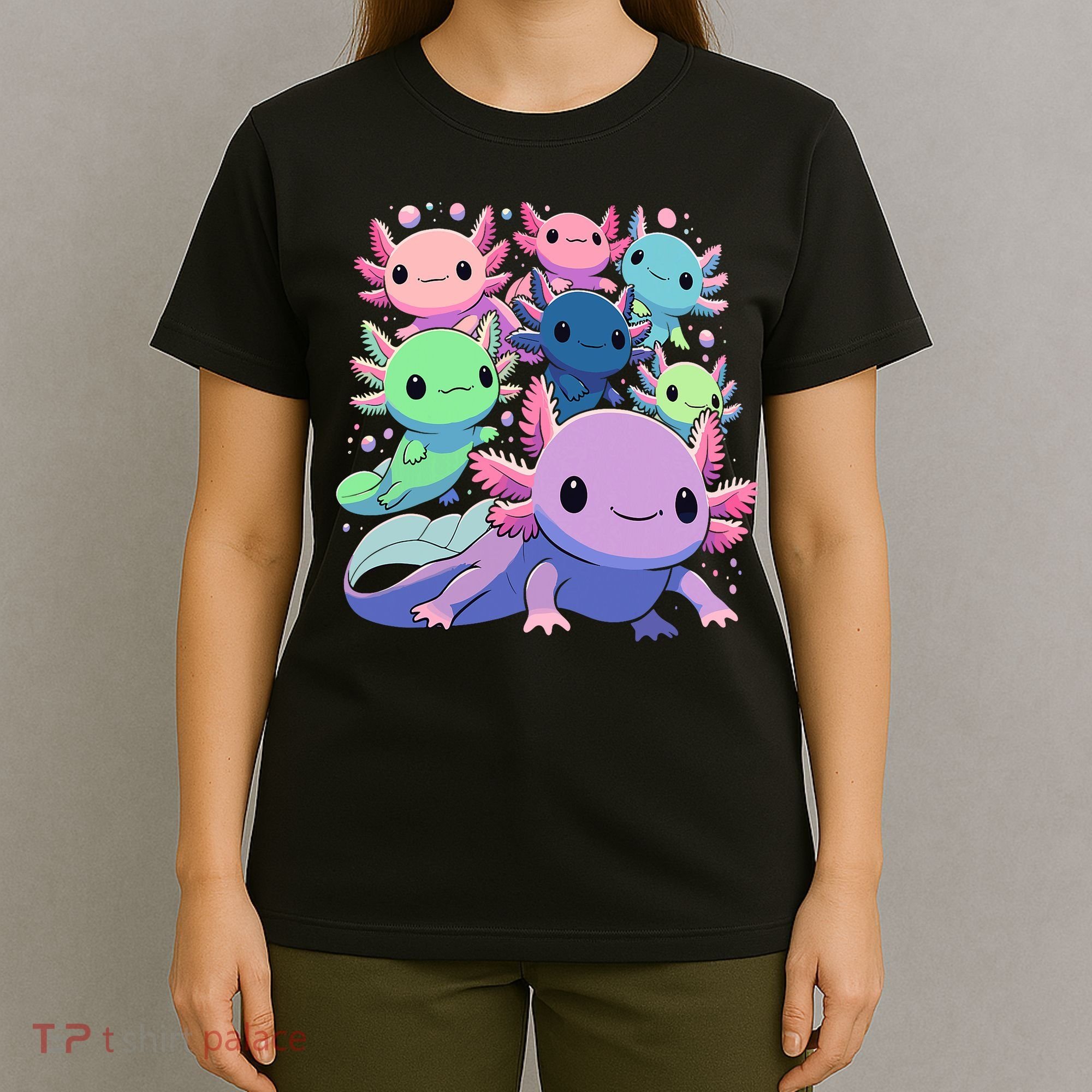 Axolotl Animals Kawaii Axolotls T-Shirt