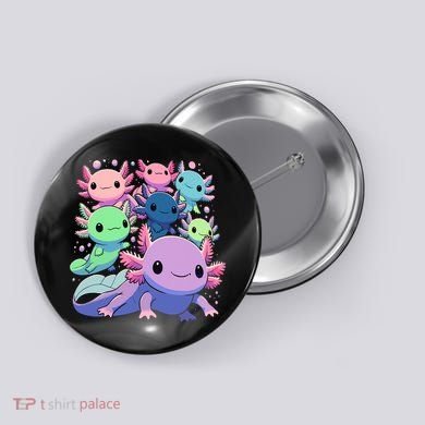 Axolotl Animals Kawaii Axolotls Button