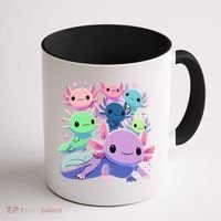 Axolotl Animals Kawaii Axolotls Coffee Mug thumb 1