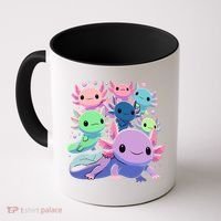 Axolotl Animals Kawaii Axolotls Coffee Mug thumb 0