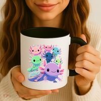 Axolotl Animals Kawaii Axolotls Coffee Mug thumb 3